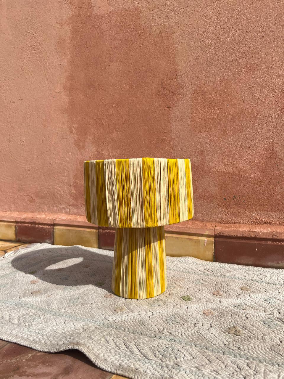 Raffia Table Lamp, Handmade Rattan Light, Boho Natural Lamp (Copy)