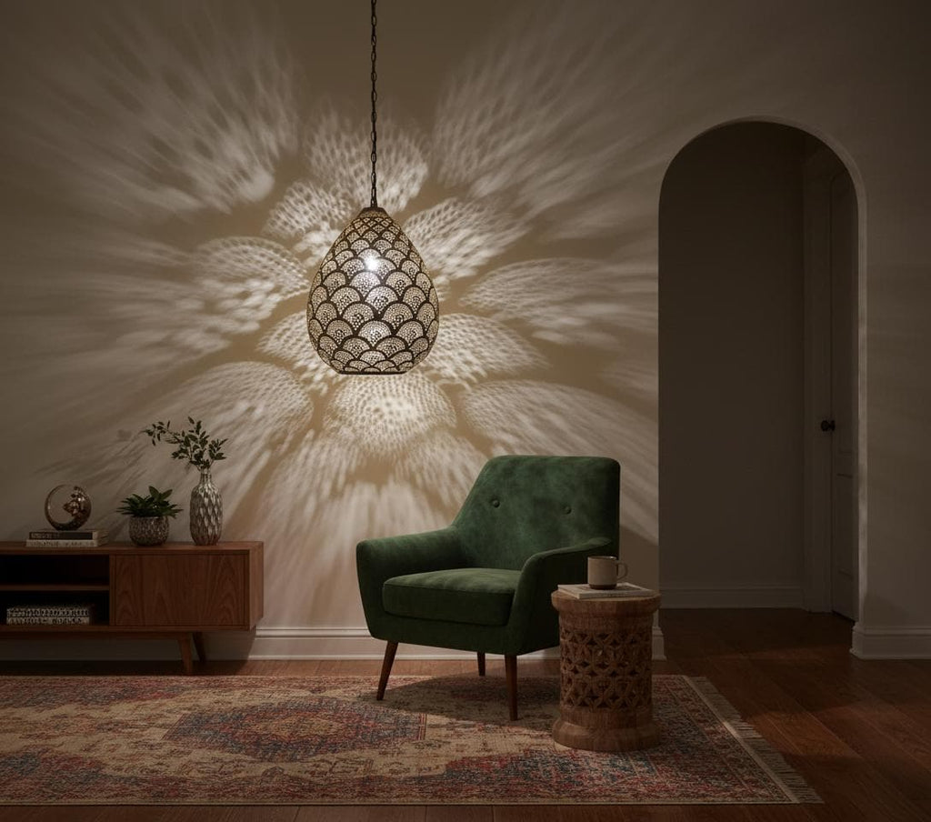 Brass Moroccan Pendant Light,Ceiling Light, Moroccan pendant fixtures , Hanging Lamp ,brass pendant light Simple ,   Moroccan pendant lamp