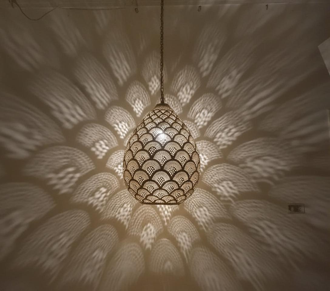 Brass Moroccan Pendant Light,Ceiling Light, Moroccan pendant fixtures , Hanging Lamp ,brass pendant light Simple ,   Moroccan pendant lamp