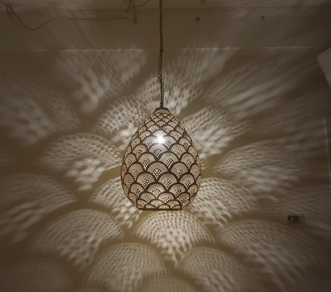 Brass Moroccan Pendant Light,Ceiling Light, Moroccan pendant fixtures , Hanging Lamp ,brass pendant light Simple ,   Moroccan pendant lamp