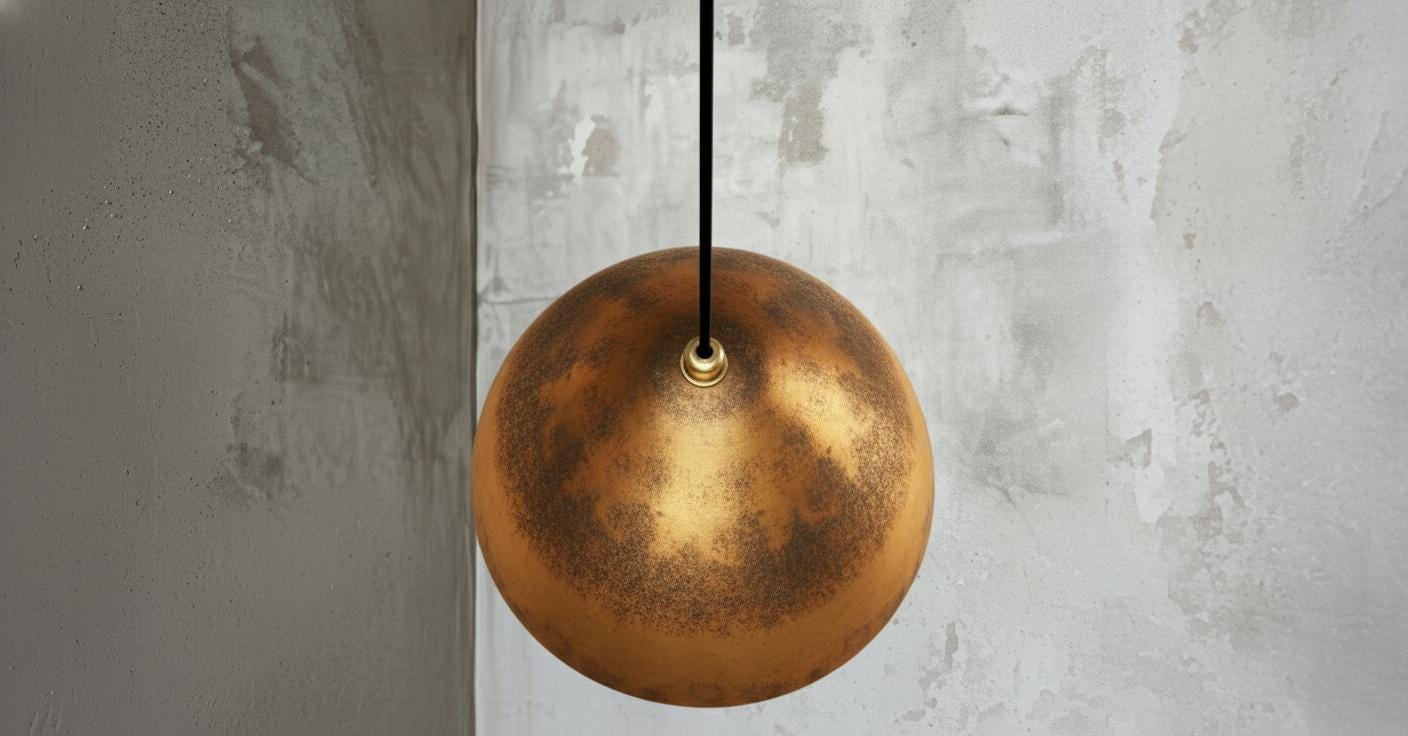 Hammered Solid Copper Dome Pendant Light , Handmade Copper , Ceiling Dome Pendant Lamp , Hanging Light