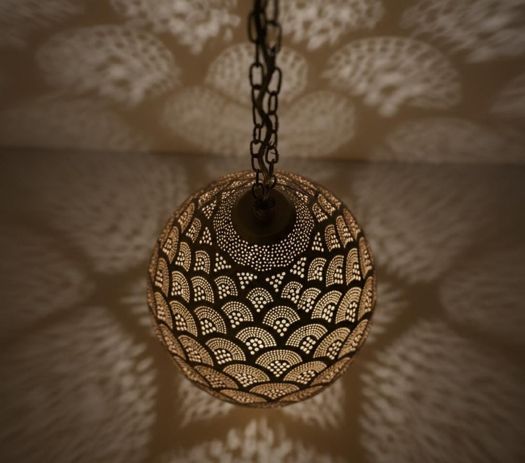 Brass Moroccan Pendant Light,Ceiling Light, Moroccan pendant fixtures , Hanging Lamp ,brass pendant light Simple ,   Moroccan pendant lamp