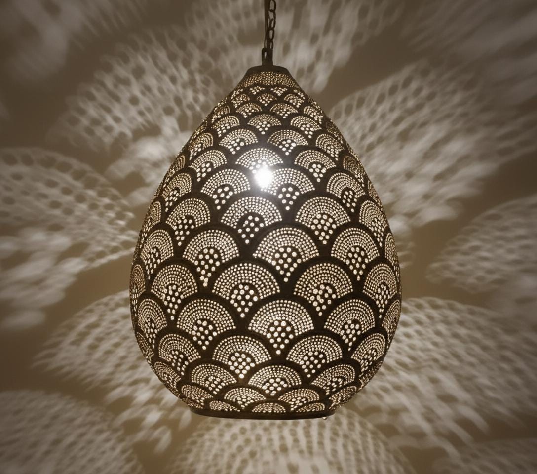 Brass Moroccan Pendant Light,Ceiling Light, Moroccan pendant fixtures , Hanging Lamp ,brass pendant light Simple ,   Moroccan pendant lamp