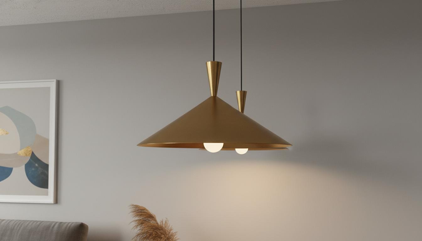 Hammered Brass Dome Light Fixture – Solid Brass Pendant Lamp –Moroccan Brass Dome Light – Industrial Hanging Lamp – Kitchen Island Lighting