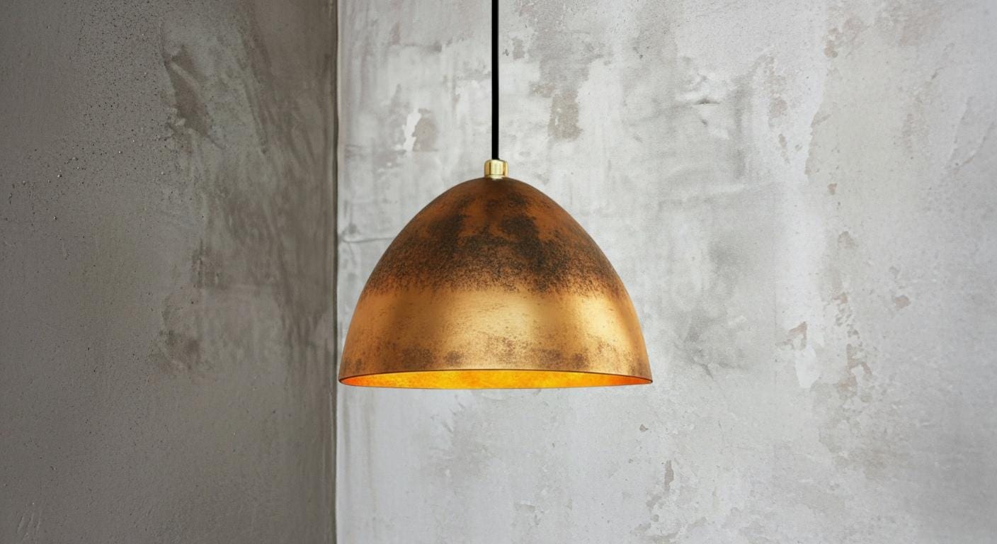 Hammered Solid Copper Dome Pendant Light , Handmade Copper  ,  Ceiling Dome Pendant Lamp , Hanging Light