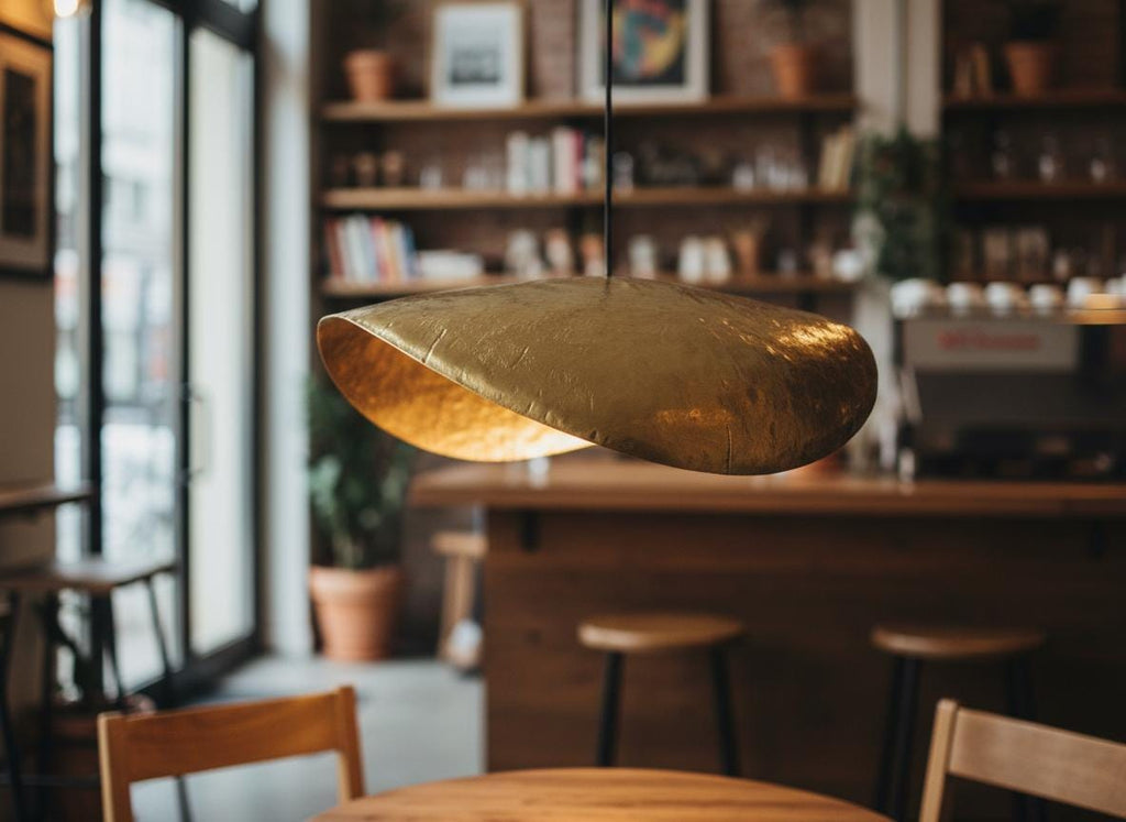 hammered Brass Light Fixture , Gold Leaf Pendant Light , Moroccan pendant fixtures , Island kitchen handmade dome , lamp pendant light