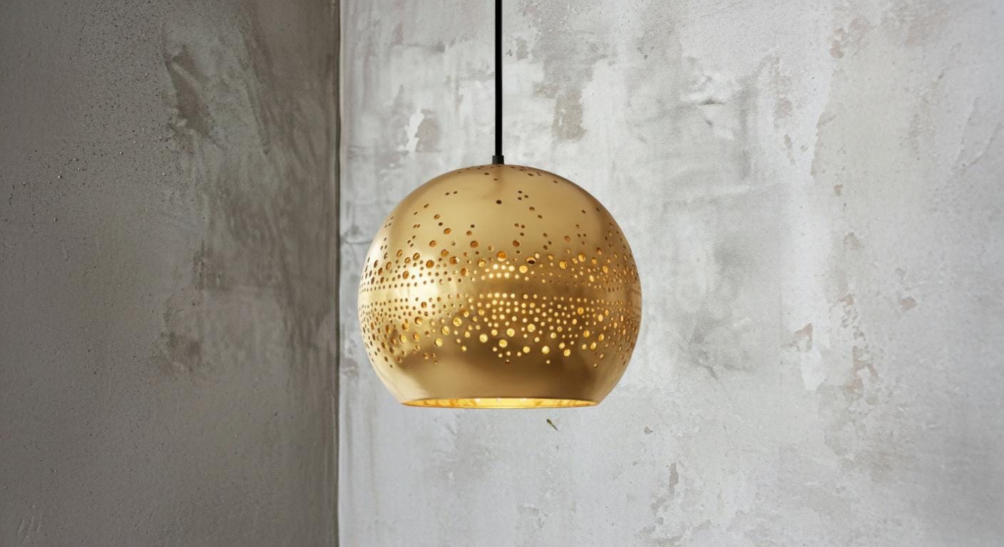 Modern Brass Dome Pendant Lamp, Hammerd Dome Lamp, Ceiling Dome Lamp, Copper Dome Light fixture, Rustic Chandelier