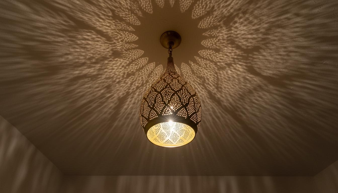 Brass Moroccan Pendant Light,Ceiling Light, Moroccan pendant fixtures , Hanging Lamp ,brass pendant light Simple ,   Moroccan pendant lamp