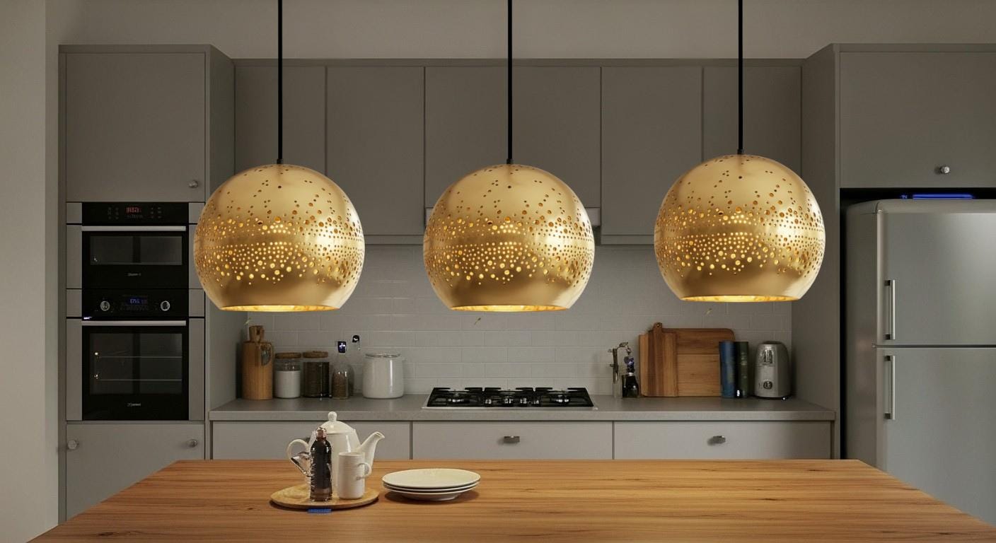 Modern Brass Dome Pendant Lamp, Hammerd Dome Lamp, Ceiling Dome Lamp, Copper Dome Light fixture, Rustic Chandelier