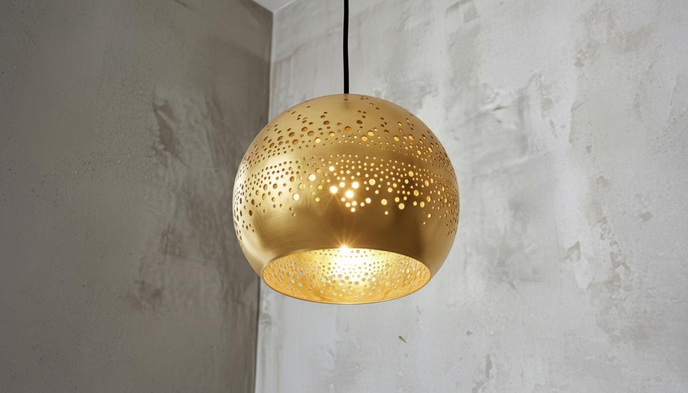 Modern Brass Dome Pendant Lamp, Hammerd Dome Lamp, Ceiling Dome Lamp, Copper Dome Light fixture, Rustic Chandelier