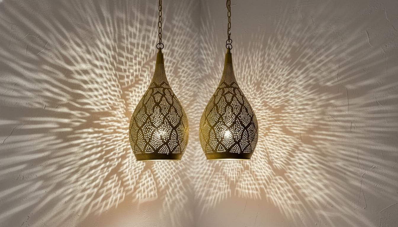 Brass Moroccan Pendant Light,Ceiling Light, Moroccan pendant fixtures , Hanging Lamp ,brass pendant light Simple ,   Moroccan pendant lamp