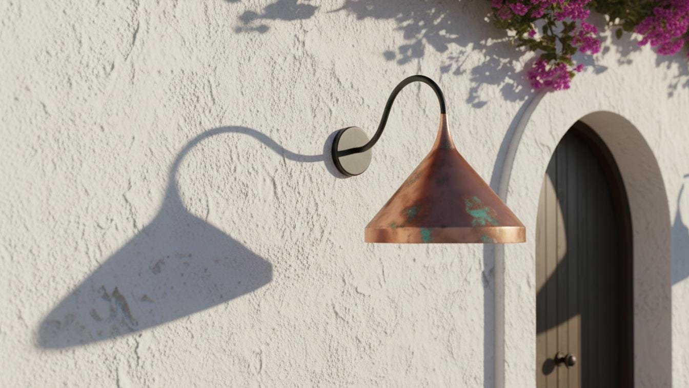 Handmade Copper Wall Sconce, Moroccan Light Fixture