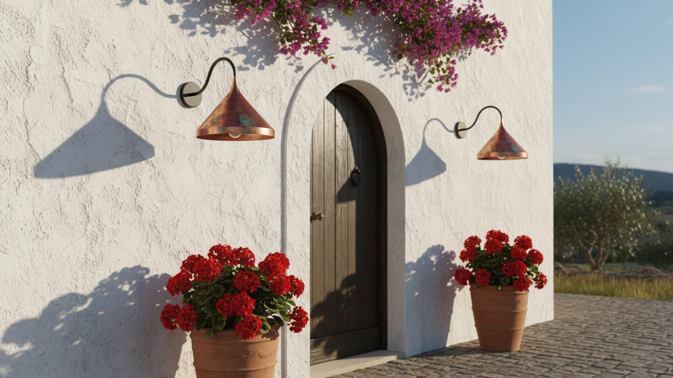 Handmade Copper Wall Sconce, Moroccan Light Fixture