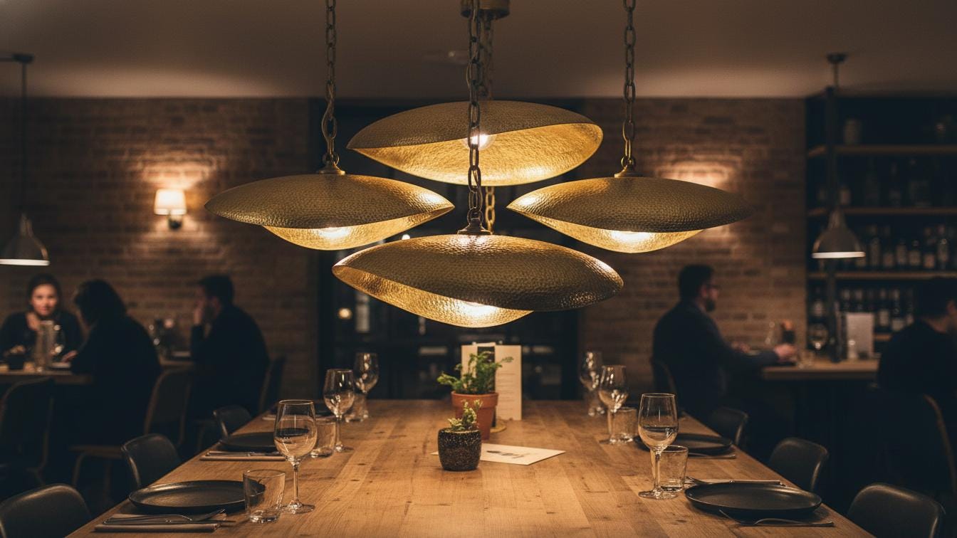 hammered Brass Light Fixture , Gold Leaf Pendant Light , Moroccan pendant fixtures , Island kitchen handmade dome , lamp pendant light
