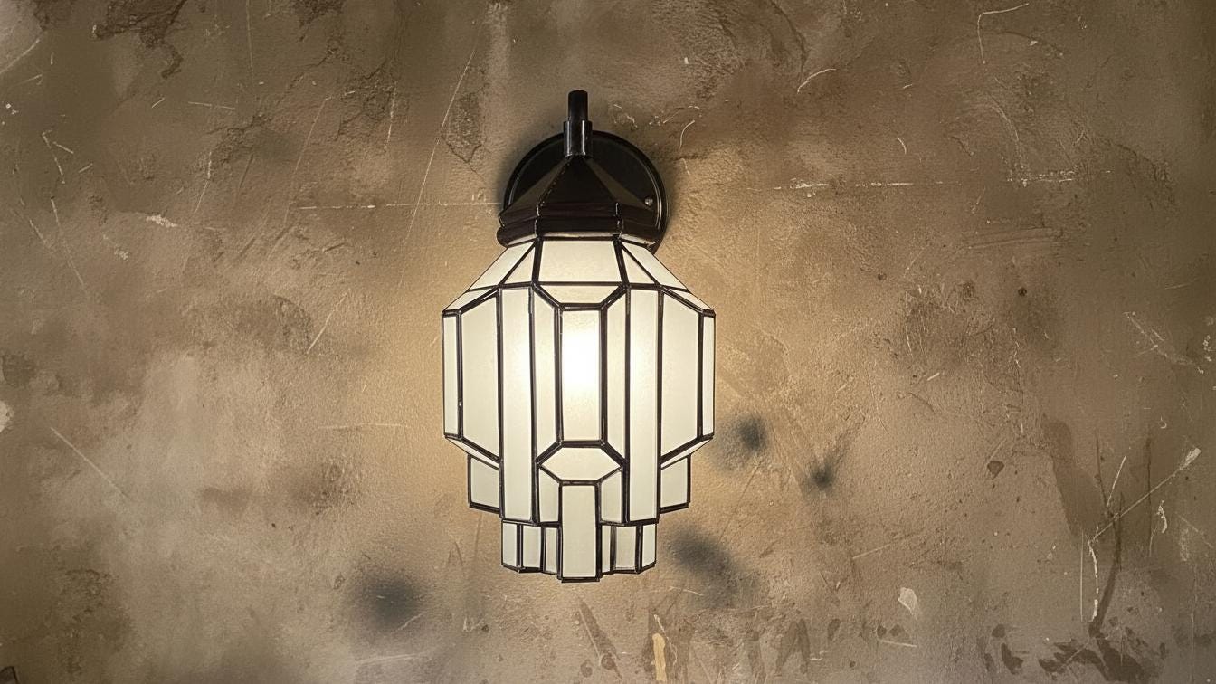 Moroccan Brass Wall Glass Milky Lighting, Modern Hanging Lantern, Handmade Wall Sconce, Boho Home Decor , Brass Wall Fixture for Elegant