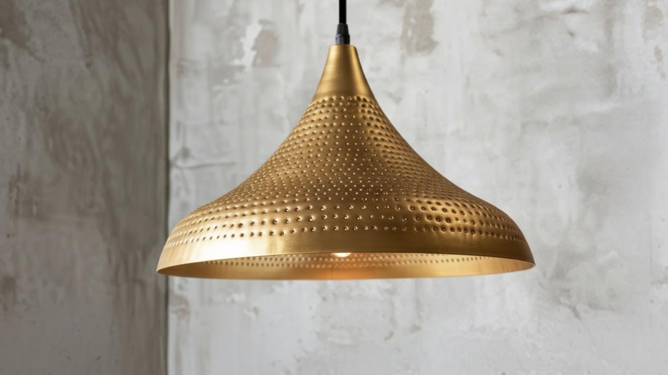 Hammered Brass Light Fixture ,Copper Light Fixture , Moroccan pendant fixtures , Island kitchen handmade dome , lamp pendant light