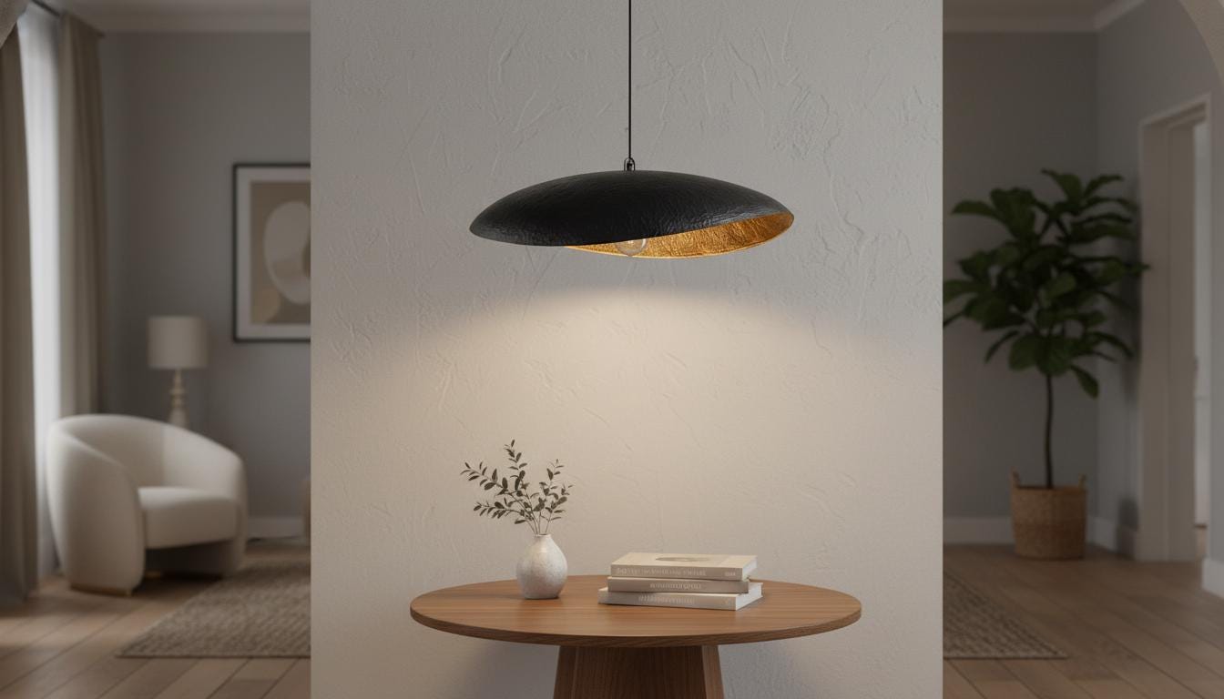 Black Modern Copper Dome Pendant Light,Hammered Brass Pendant Light ,Moroccan Gold Leaf Handmade Fixture ,Rustic Chandelier