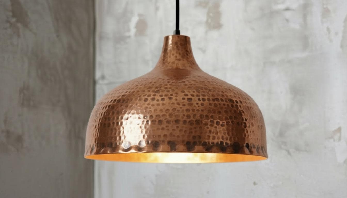 Vintage Copper Dome Pendant Lamp, Ceiling Dome Lamp, Hammerd Dome Pendant Lighting, Moroccan Lighting,Farmhouse Kitchen Ceiling Lamp Fixture