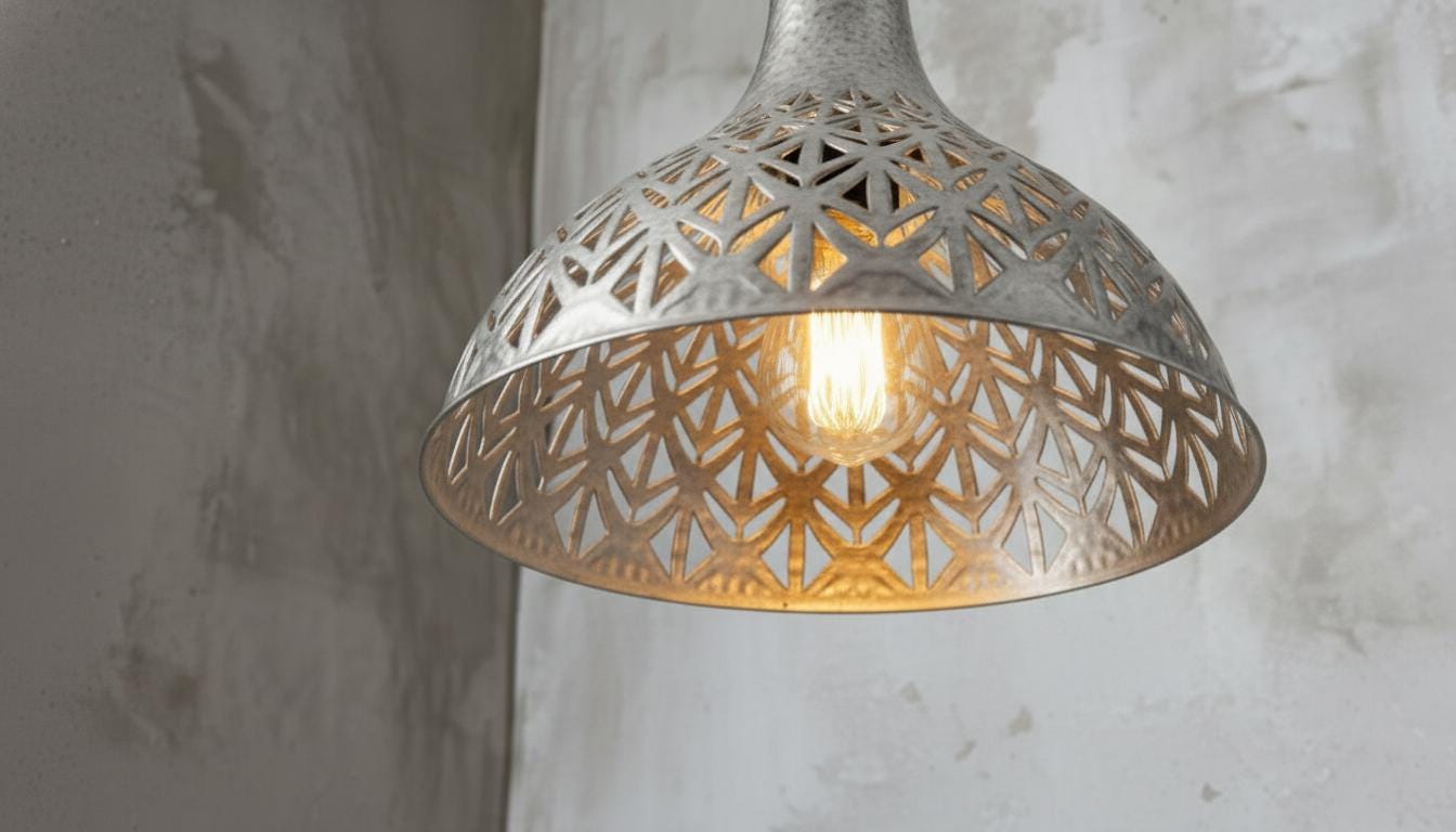 Silver Brass Pendant Lamp, Handmade Brass Dome Pendant Light, Hanging Ceiling Lamp , Dome Lamp ,Moroccan Lamp,Rustic Kitchen Island Lighting